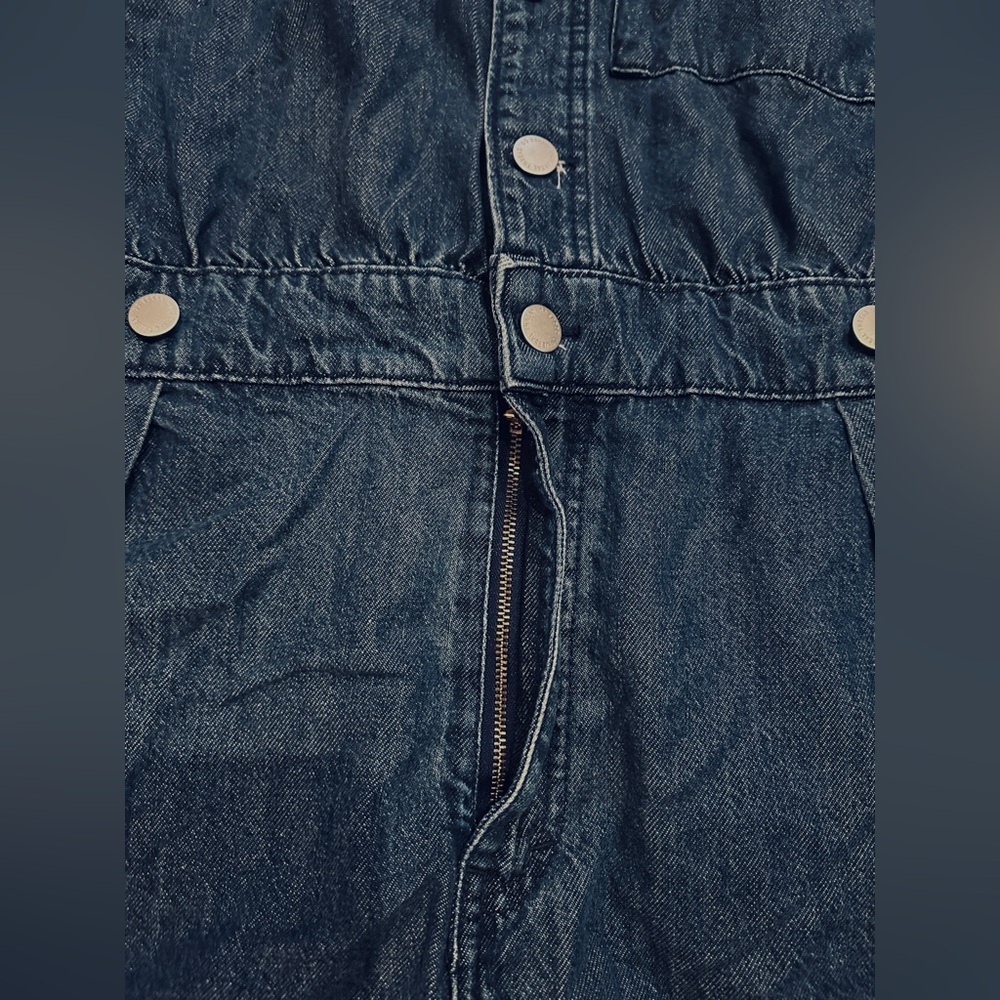 Universal Thread Denim Long Sleeve Romper - Picture 7 of 10